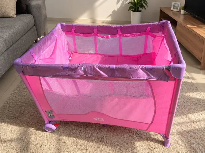 Cercadinho Infantil Rosa Completo