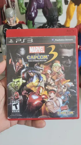 Marvel vs Capcom 3 PS3 - mídia física 