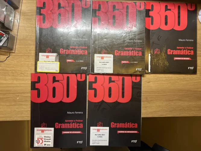 Kit livros gramática 360