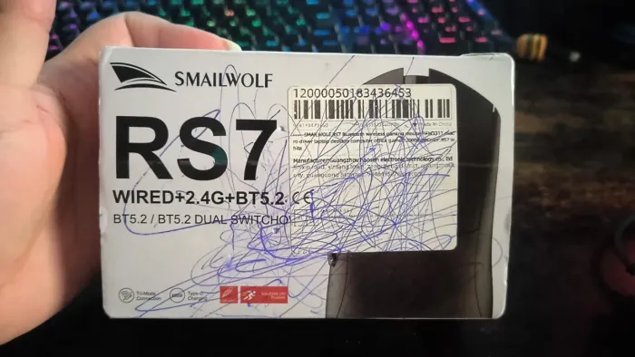 Mouse gamer smailwolf RS7 WIRED 