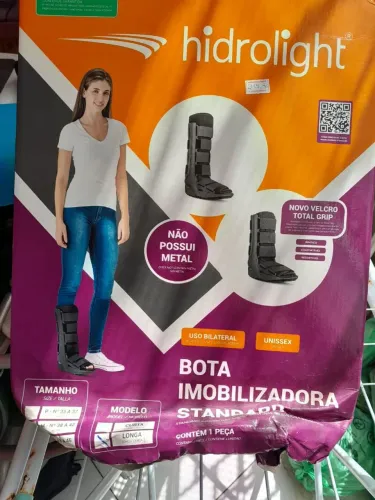 Bota ortopédica pós trauma