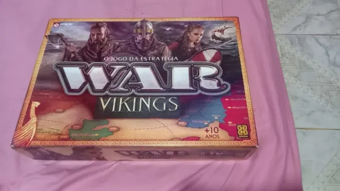 Board Game - Jogo de Tabuleiro War Vikings - Usado. Pouco uso