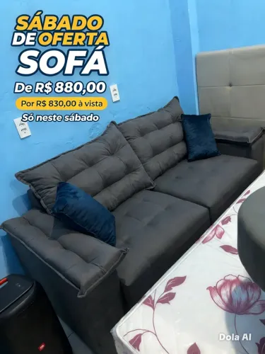 Promoção de sofá retrátil