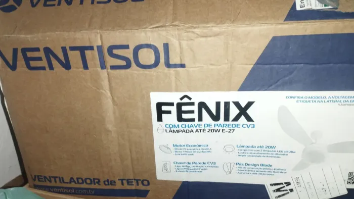Ventilador de teto Ventisol Fênix 127V