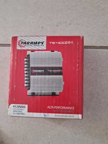 Estou vendendo um Thamps' 400 X4 / 400 W RMS 2 OHMS Alta performance 4 Canais 4 x 100w