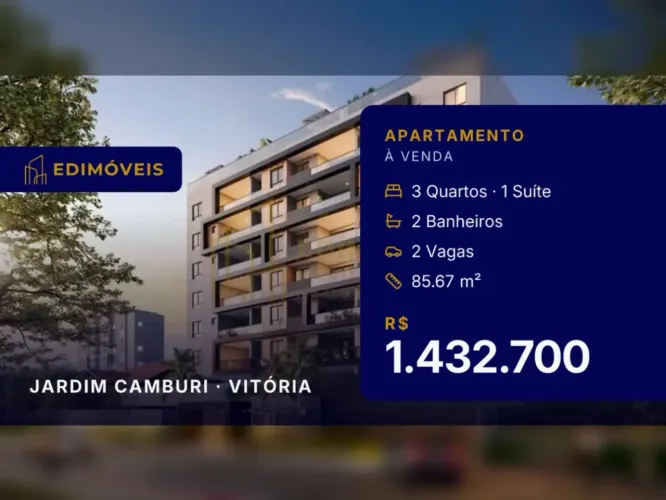 Apartamento Exclusivo no Jardim Camburi | Edifício Rovereto  Vitória/ES