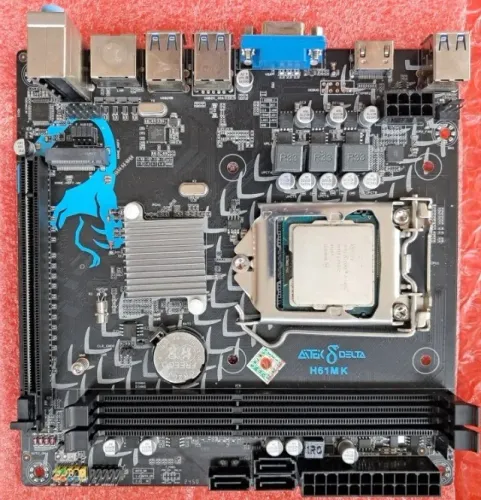 Kit Placa Mãe H61 Atek + Intel Core i5 3470 + 8GB RAM DDR3+Cooler (Testado e Funcionando)