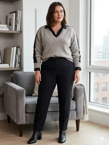 ZARA KNIT cardigã lã