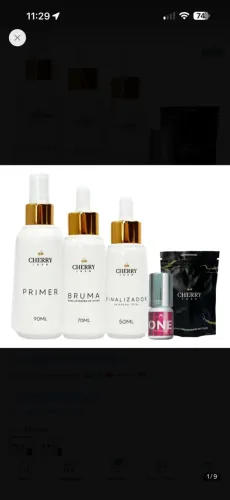 Kit extensão de cílios