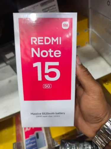 Xiaomi Redmi Note 15 5G 8/256GB. Novo lacrado com garantia.<br>