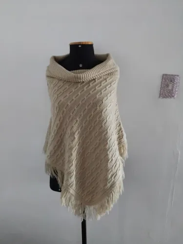 Poncho marrom