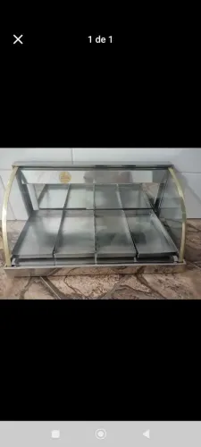 Estufa quente com iluminação 