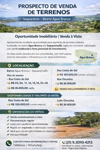 Terreno em Saquarema 