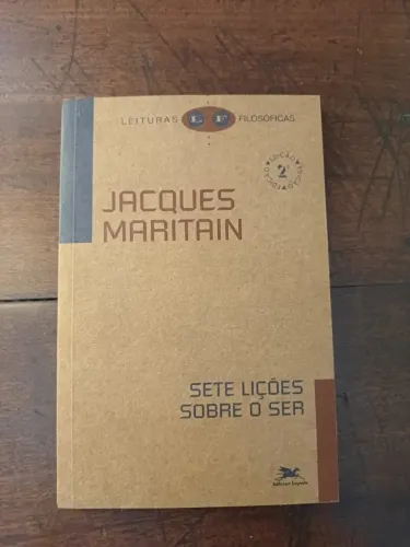 Livro: Sete lições sobre o ser (Jacques Maritain)