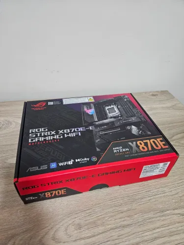 Placa Mãe Asus ROG Strix X870E-E Gaming Wifi, DDR5-NOVA LACRADA!
