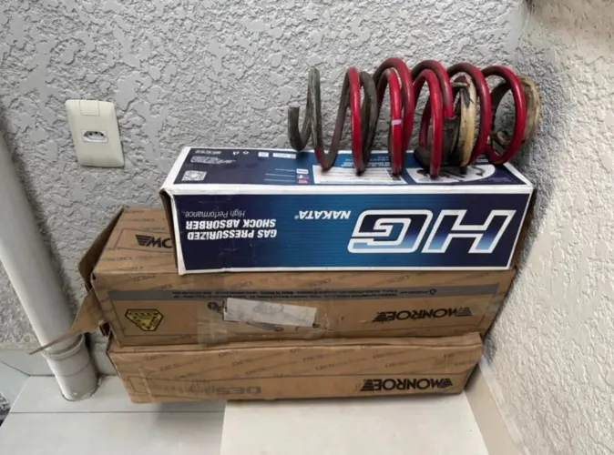 Kit mola esportiva + suspensão trabalhada