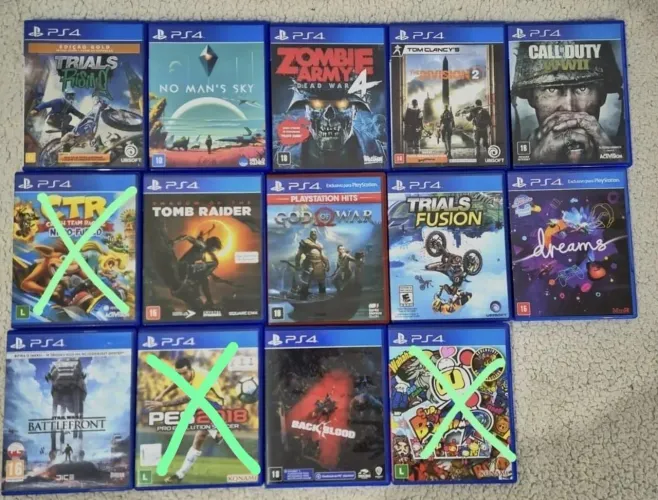 Jogos Ps4 mídia física Playstation 4