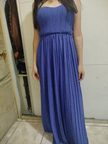 Vestido Azul-Violeta, Tamanho P