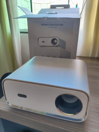 Projetor Xiaomi Wanbo X5 Branco Full HD 1100 Lumens - Perfeito Estado