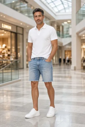 Bermuda Hering Masculina