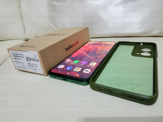 Moto G35 5G NFC na Caixa, 1 Mês de Uso! Nota Fiscal! Ac Cartão