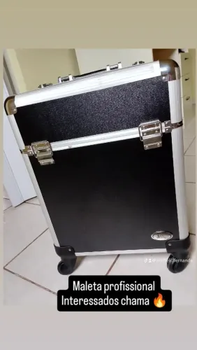 Maleta profissional de maquiagem 