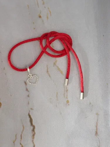 Pulseira de cetim/prata 925 #3