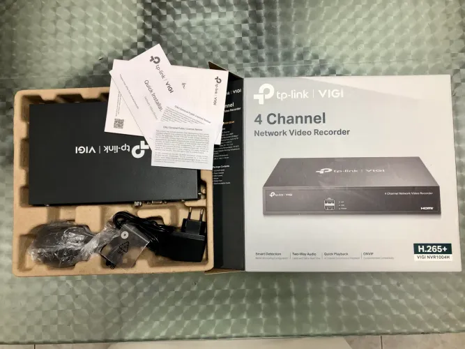 Gravador Vídeo Rede 4 Canais VIGI NVR1004H