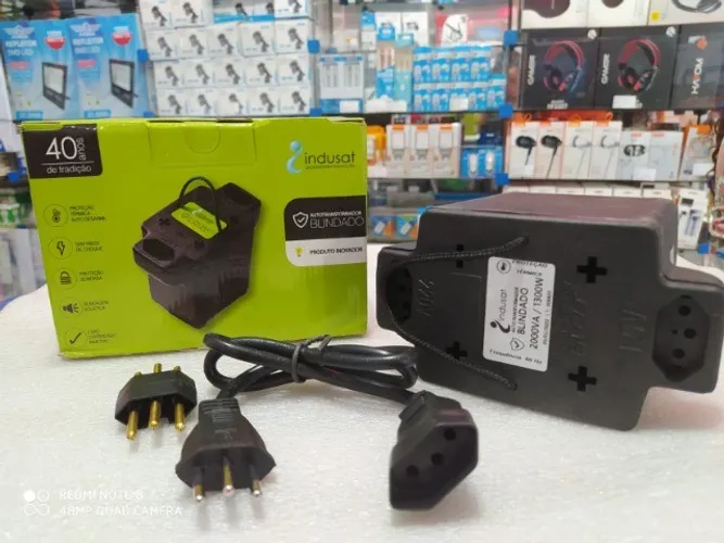Transformador Bivolt Indusat 2000va Blindado