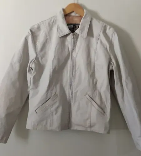 Jaqueta de couro legítimo