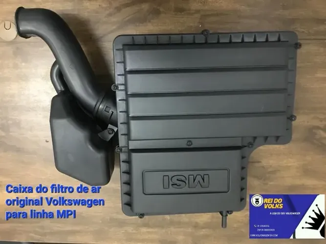 Caixa do filtro de ar original Volkswagen para linha MSI