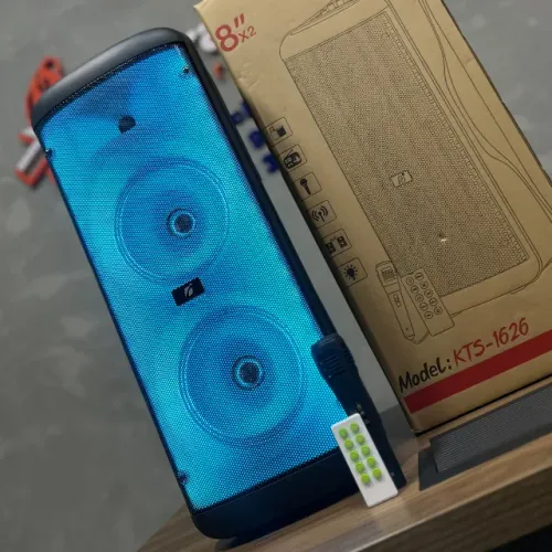 Caixa de Som Torre Bluetooth Com Microfone e Alça KTS-1626