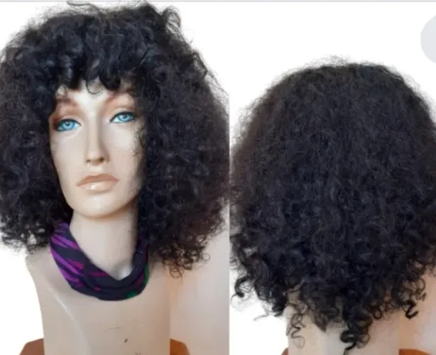 Peruca cabelo afro