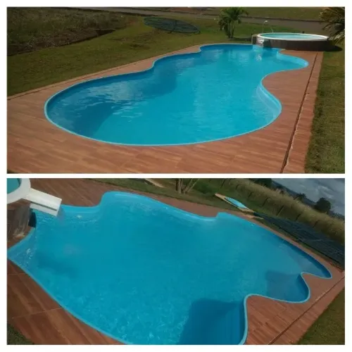 Piscina 10,60m prof.1,20 a 1,60m. Tipo raia. Use Consórcio.