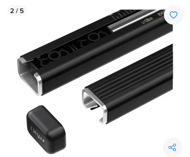 Rack de teto Thule 