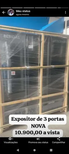 Expositor de 3 portas NOVO