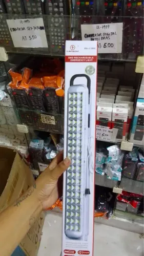 Luz Emergência Saída Luminária 63Leds Recarregável