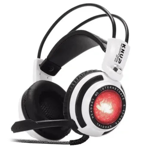 Headset Gamer Knup Kp-400 2 P2 e USB para LED