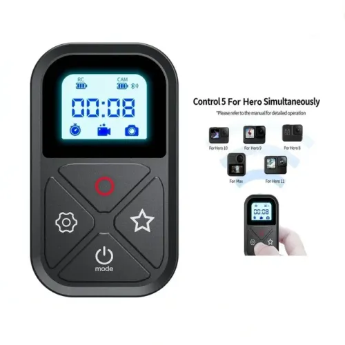 Controle telesin para GoPro Hero 9, 10, 11, 12 e maz