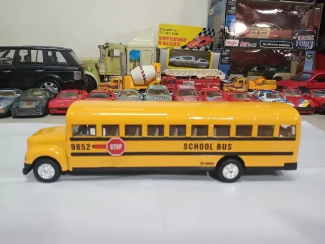 Miniatura Onibus Escolar Americano Sunnyside Raro #2k135