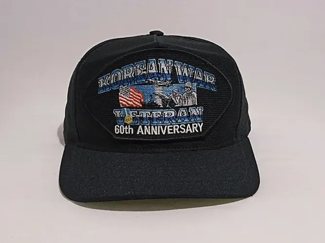 Boné Korean War Veteran Made in USA anos 80
