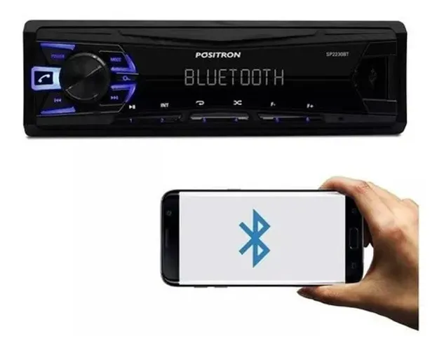 Frontal Mp3 Player Sp2230bt Positron Fm Wma Bluetooth Usb