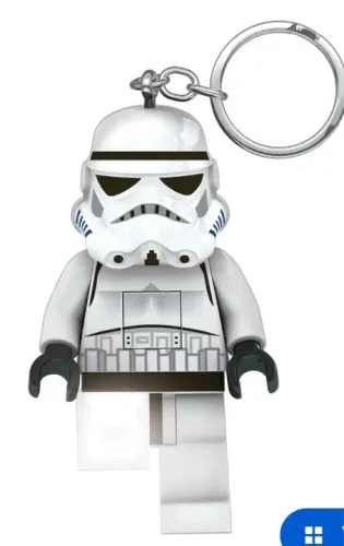 Lego stormtrooper chaveiro lanterna 