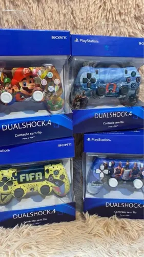 Controle Sony Compatível Ps4 sem fio e PC, Personalizado Controle Ps4 - fazemos entregas !