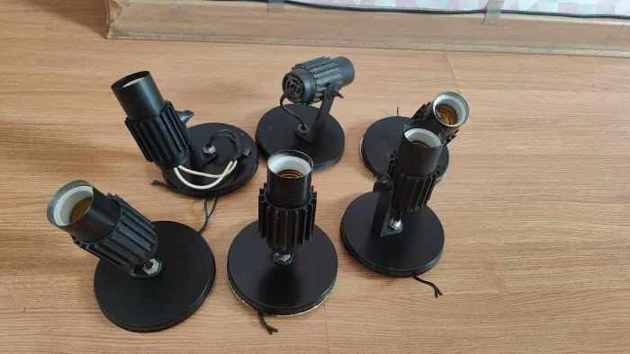 Lâmpadas de teto antigas