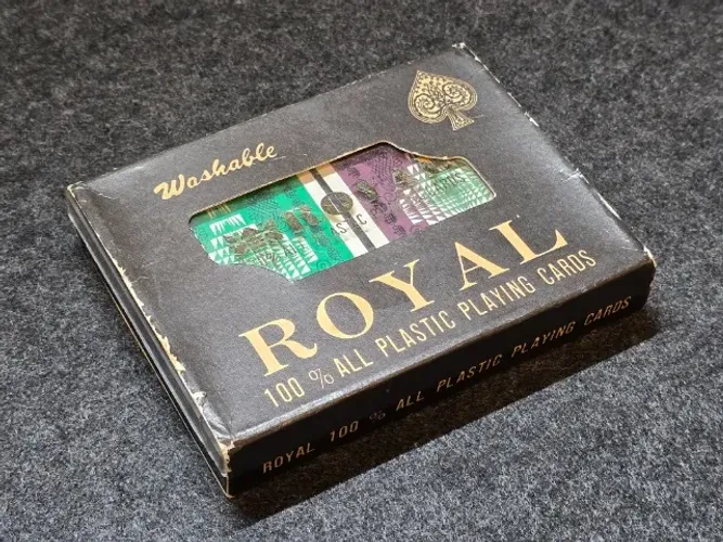 Baralho Royal Double Deck Vintage :: 108 cartas :: verde vinho