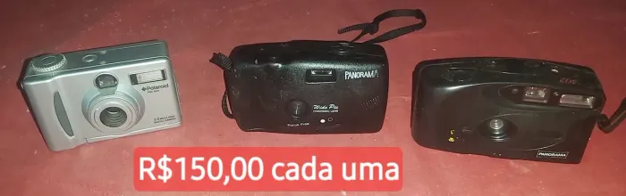 3 Câmeras Análogicas - R$150,00 cada