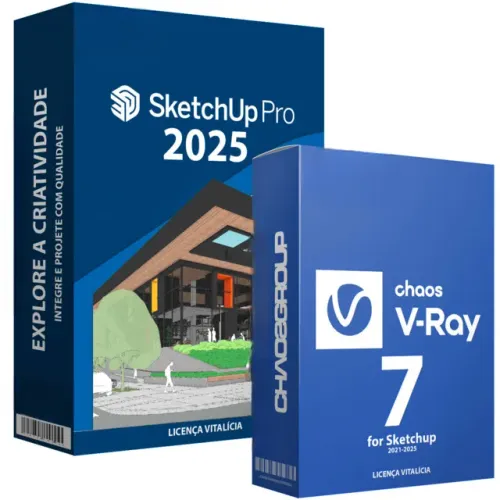 Sketchup 2025 + V-ray 7  - Envio Imediato - Instalo Hoje 