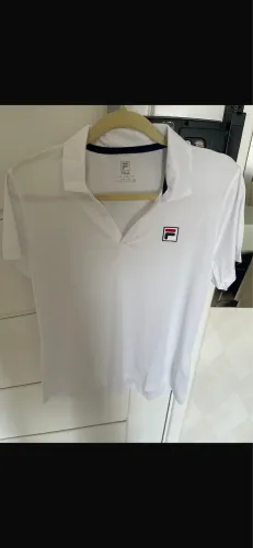 Camiseta polo fila tennis tamanho gg na etiqueta