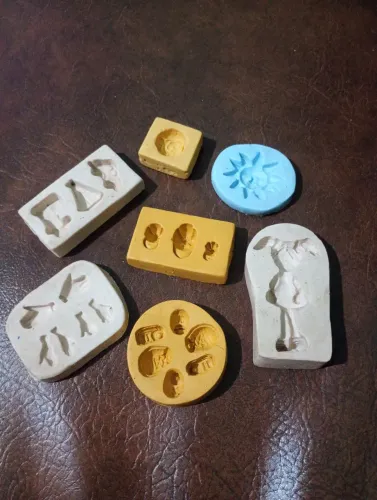Formas de silicone para artesanato